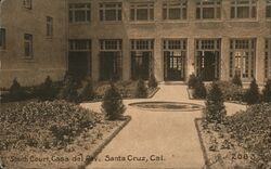 South Court Casa Del Rey Postcard