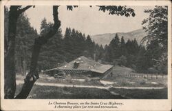 Le Chateau Boussy on Santa Cruz Highway, Alma Postcard