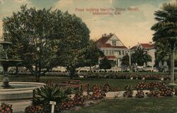 Plaza looking towards Union Street Postcard