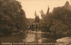 Swimming pool, Hotel Postcard