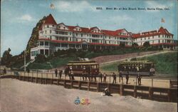 Meet Me at Sea Beach Hotel Santa Cruz, CA Postcard Postcard Postcard