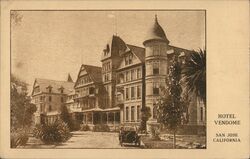 Hotel Vendome Postcard