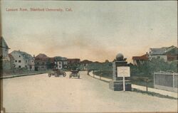 Lasuen Row Stanford University Postcard