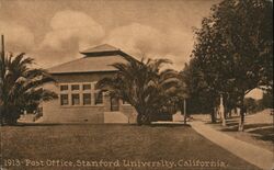 Post Office Stanford University Postcard