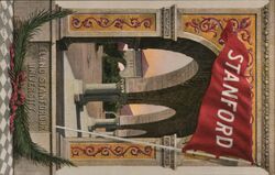 Stanford University Flag Postcard