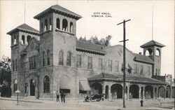 City Hall, Visalia, Cal. California Postcard Postcard Postcard