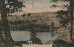 Upper salmon Lake Sierra City, CA Postcard Postcard Postcard