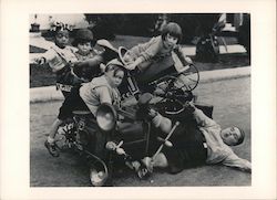 "Our Gang" The gang "rolls" again, 1929 Children Large Format Postcard Large Format Postcard Large Format Postcard