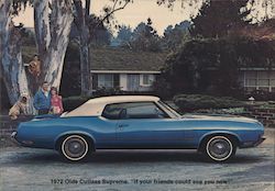 1972 Olds Cutlass Supreme Large Format Postcard