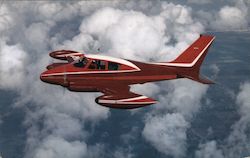 Cessna 310d - The World's Best All-Around Light Twin Engine Aircraft Large Format Postcard Large Format Postcard Large Format Postcard