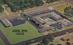 Silver Spur Lodge Dodge City, KS Postcard Postcard Postcard