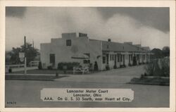 Lancaster Motor Court Postcard