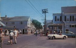 Commercial Street Looking East Postcard