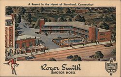 Roger Smith Motor Hotel Stamford, CT Postcard Postcard Postcard