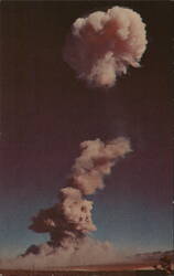 Atomic Bomb Explosion Postcard