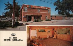 Erin Cozad Motel Nebraska New Brunswick Postcard Postcard Postcard