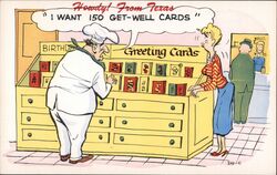 Chef - Food Poisoning "I want 150 Get-Well Cards" Postcard