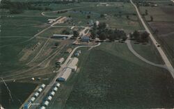 Aerial View of Moorman Research Farm Postcard