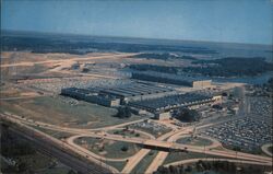 Martin PLant and Airport Middle River, MD Postcard Postcard Postcard