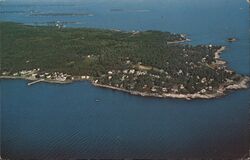 Ocean Point Linekin Neck in Boothbay Harbor Maine Postcard Postcard Postcard