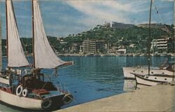 Harbor Scene Postcard