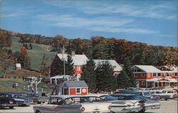 Base and Chair Lift at Bromley Mountain Postcard