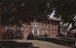 Carvin Hall, a faculty residence at Hollins College Postcard