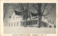 Chalet D'Amour Lodge Postcard