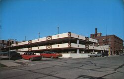 City Parking Ramp Postcard