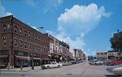 Sixteenth Avenue Looking North Postcard