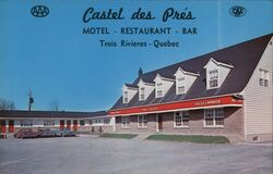 Castel des Pres Motel  Bar Restaurant Postcard