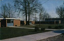 Three Mens' Dormitories on The Defiance College Campus Postcard