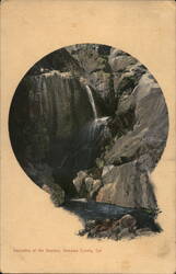 Cascades at the Geysers Postcard