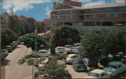 Plaza Piar with Hotel Curacao Intercontinental Willemstad, Curacao Postcard Postcard Postcard