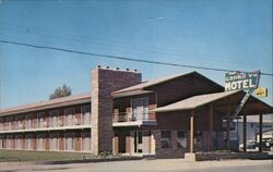 Grand Vu Motel Postcard