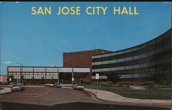 San Jose City Hall California Postcard Postcard Postcard