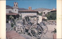 The old Stage Coach at Scotty's Castle Death Valley, CA Postcard Postcard Postcard