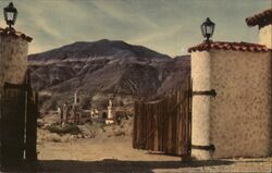 Scotty's Castle Grounds Death Valley, CA Postcard Postcard Postcard