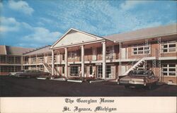 The Georgian House on Straits of Mackinac Postcard