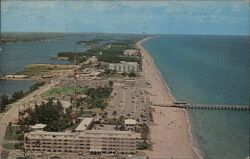 Aerial View Lake Worth, FL Postcard Postcard Postcard