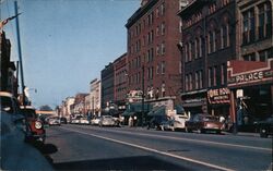 Main Street Looking North Ashtabula, OH Postcard Postcard Postcard