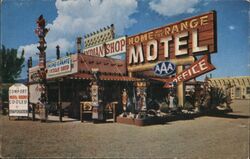 Home on the Range Motel Postcard