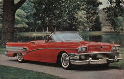 Air Born B-58 Buick Century - Model 66C Cars Postcard Postcard Postcard