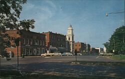 The Center of Town Litchfield, CT Postcard Postcard Postcard