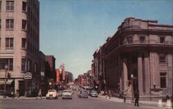 Wellington Street Sherbrooke, Quebec Postcard