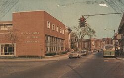 Westport Public Library - State Street Connecticut Postcard Postcard Postcard