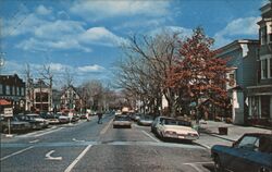 Main Street Ridgefield, CT Postcard Postcard Postcard