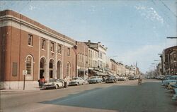 Post Office on Main Street Danbury, CT Postcard Postcard Postcard