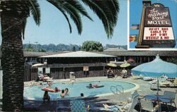 The Hitching Post Motel Postcard