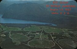 Boy Scout XII World Jamboree Arial View August 19, 1967 Athol, ID Boy Scouts Postcard Postcard Postcard